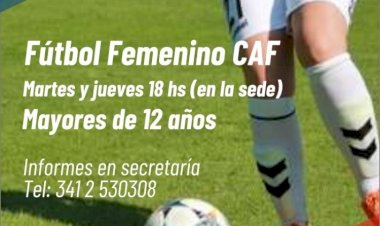 Fútbol Femenino en CAF