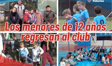 Gran noticia: vuelven los menores de 12 años al club!