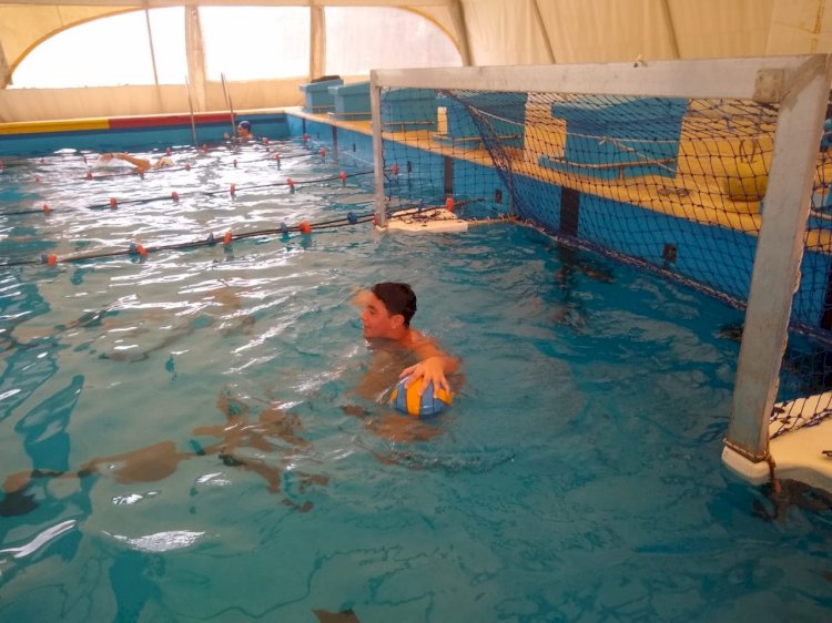 Waterpolo entrena en la PileCAF