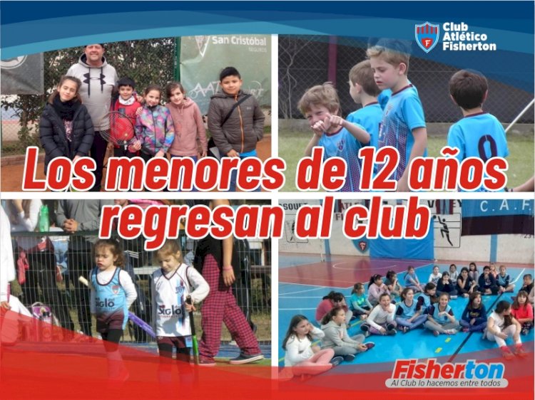Gran noticia: vuelven los menores de 12 años al club!