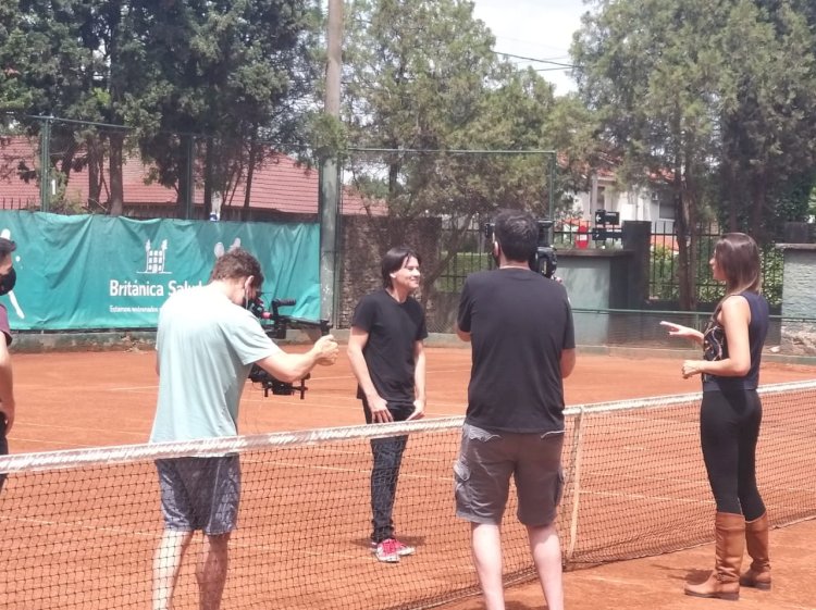 El Mago Coria visitó el club