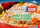 Vóley: venta de pizzas
