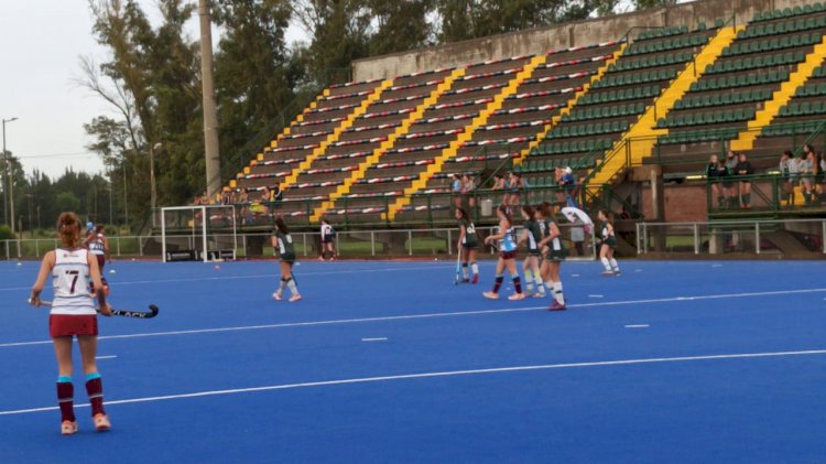 Hockey: amistosos en el Estadio Mundialista
