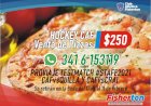Venta de Pizzas Pro-Viaje a Santa Fe