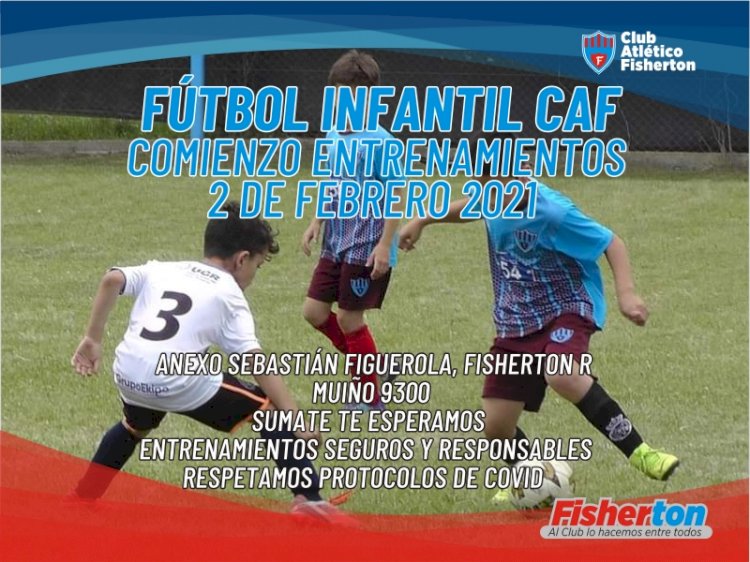 Comienzan los entrenamientos de Fútbol Infantil