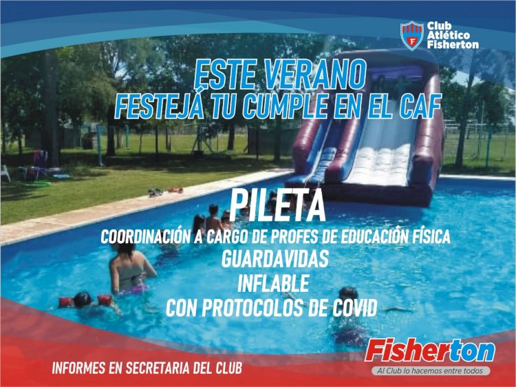 Festejá tu cumple en Fisherton