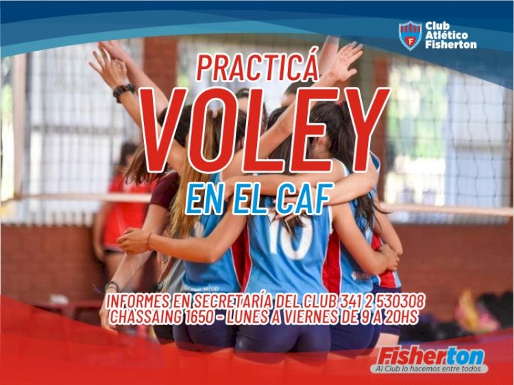 Sumate al Vóley de Fisherton