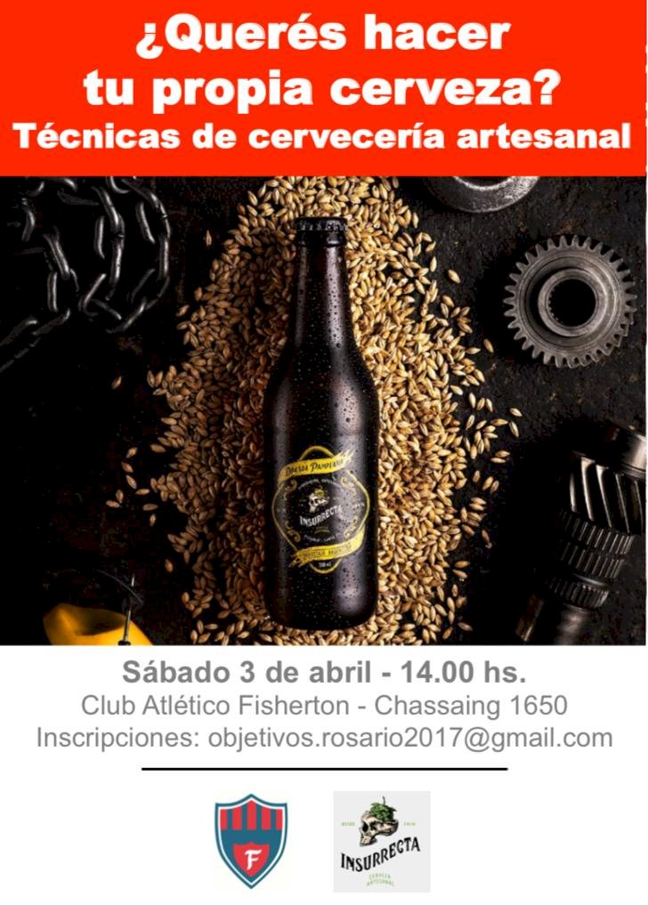 Clase de elaboración de cervezas artesanales en la Sede