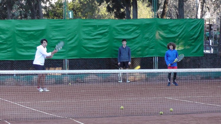 Entrenamientos de la Escuela de Tenis