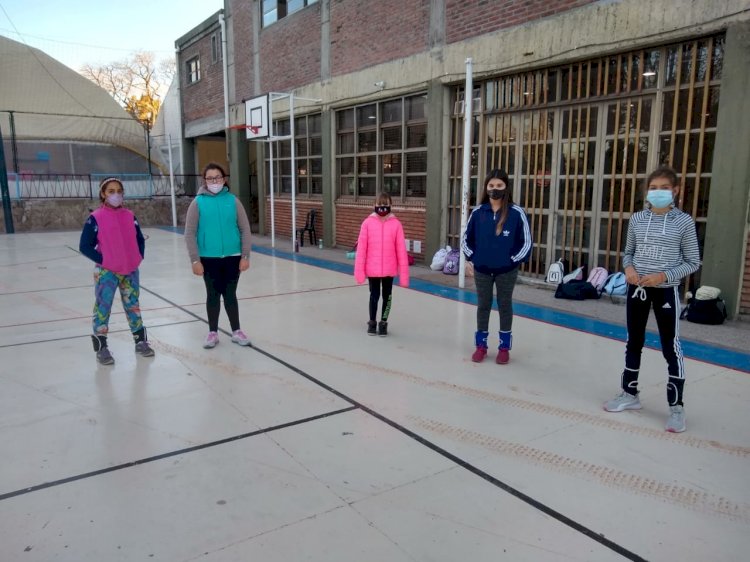 Vóley: prácticas en la Sede