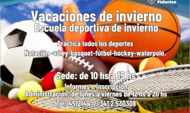 Sumate a la Escuela Deportiva de Vacaciones de Invierno