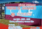 Fútbol Federado: prueba de jugadores