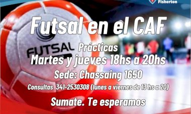 Se vienen las prácticas de Futsal