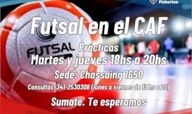Comenzaron las prácticas de Futsal