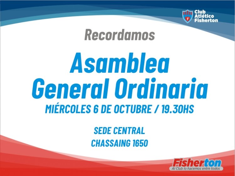 Asamblea General Ordinaria