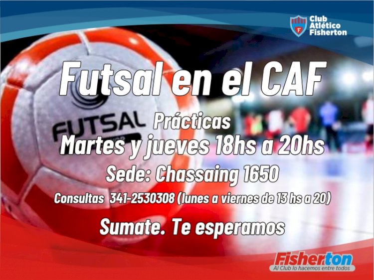 Se vienen las prácticas de Futsal