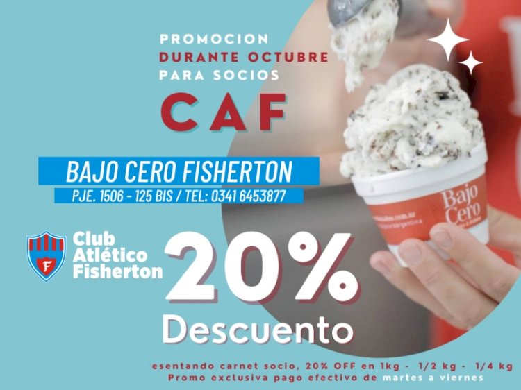 Promoción exclusiva en Bajo Cero Fisherton