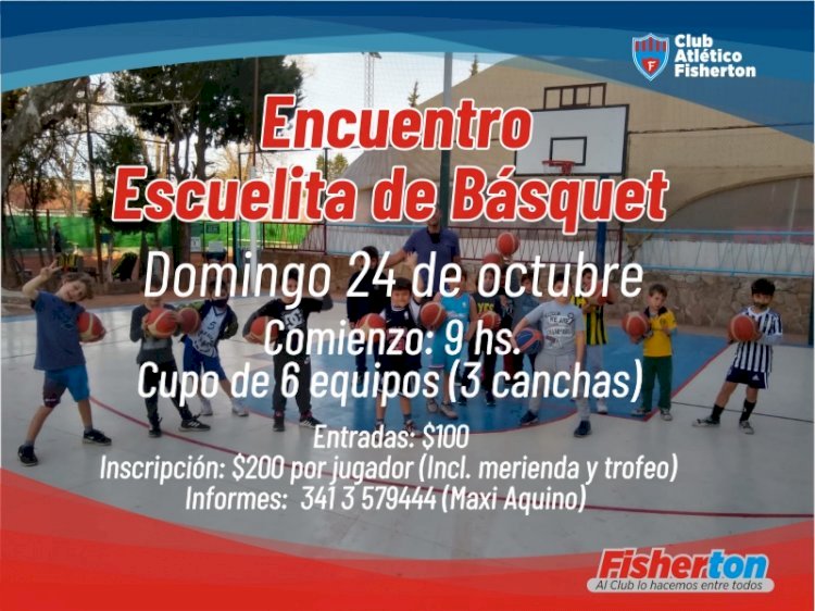 Encuentro de Escuelitas de Básquet en la Sede