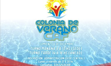 Inscripción abierta a la Colonia de Verano