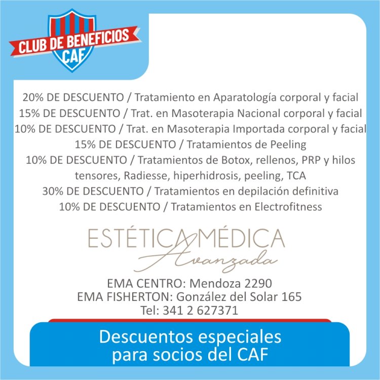 Importantes descuentos en el Club de Beneficios