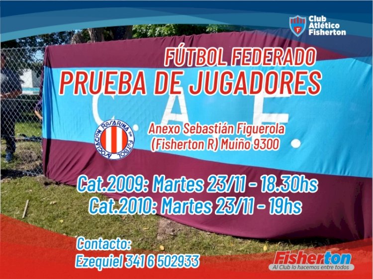 Prueba de jugadores de Fútbol