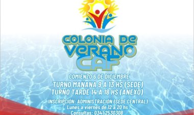 Sumate a la Colonia de Verano
