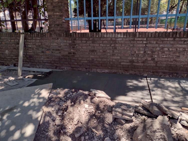 Refacción de la vereda perimetral de la Sede