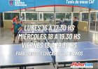 Sumate a Tenis de Mesa