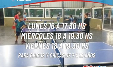 Sumate a Tenis de Mesa