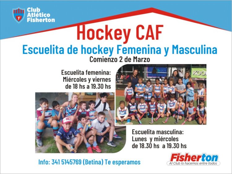 Sumate a la Escuelita de Hockey
