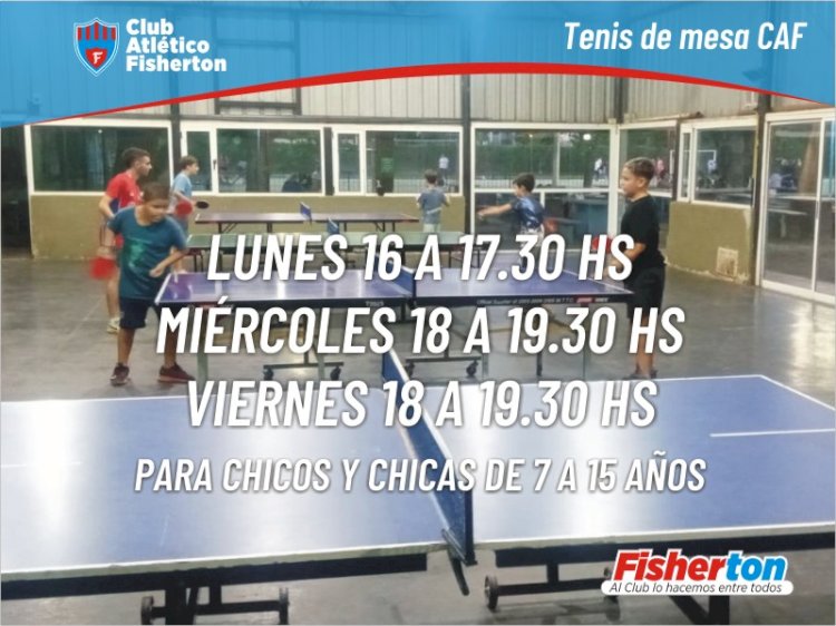 Sumate a Tenis de Mesa