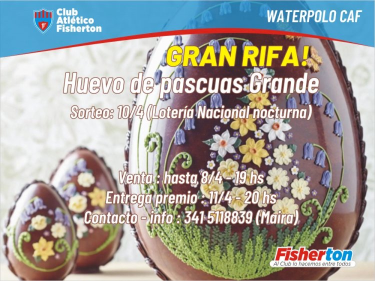 Waterpolo: Rifa de huevo de pascuas