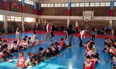Encuentro de Minibásquet en la Sede