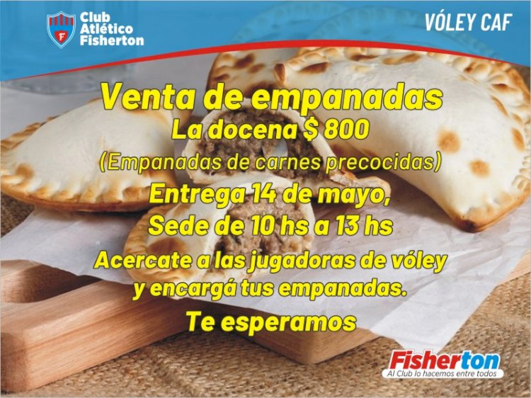 Vóley: venta de empanadas