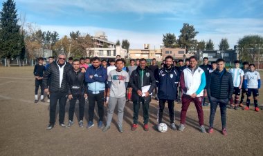 Se realizó la prueba de jugadores en el Anexo