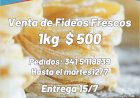 Waterpolo: venta de fideos frescos