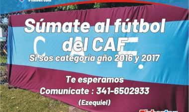Sumate al Fútbol Infantil de Fisherton!!!