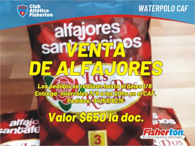Waterpolo: venta de alfajores