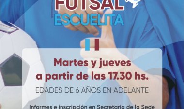 Sumáte a la Escuelita de Futsal