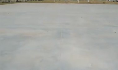 Continúa la construcción del Playón Deportivo