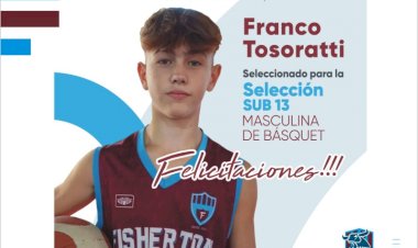 Franco Tosoratti al seleccionado